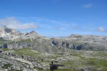 Mountain panorama in Grödental