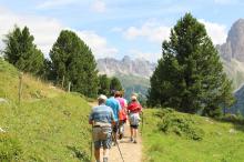 Hiking in the South Tyrolean mountains