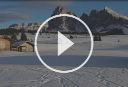 Video la Val Gardena in inverno